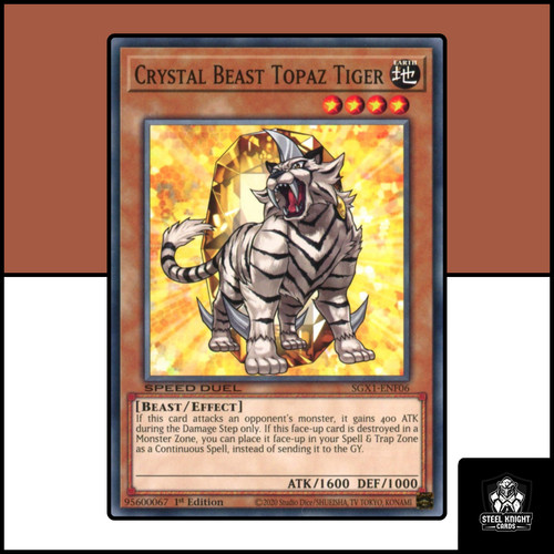 Crystal beast topaz tiger - crystal,