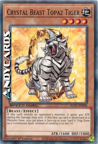 Crystal beast topaz tiger - crystal,