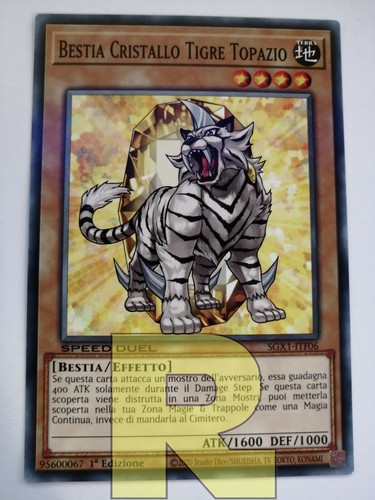 Bestia cristallo tigre topazio - tigre,