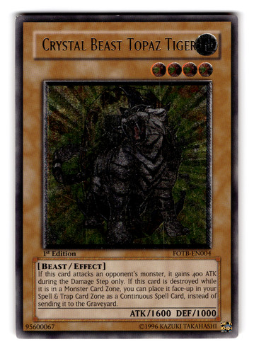 Yugioh crystal beast topaz - yugioh,