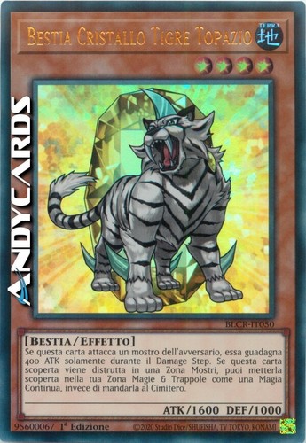 Bestia cristallo tigre topazio - bestia,