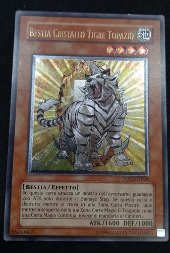 Bestia cristallo tigre - bestia, topazio