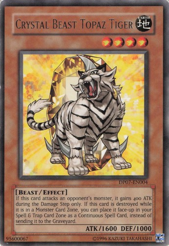 Yugioh crystal beast topaz - yugioh,
