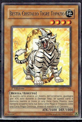 Carta dp07 bestia - yu-gi-ho,