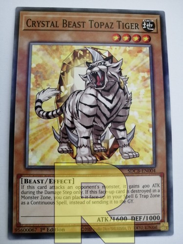 Bestia cristallo tigre - cristallo, topazio
