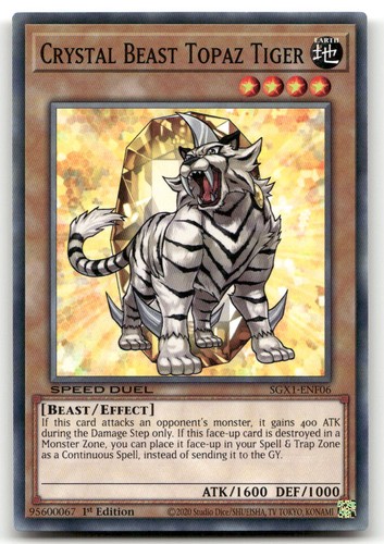Crystal beast topaz tiger - beast,